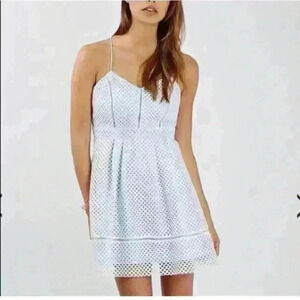 NWOT TOPSHOP Dresse | Lace Overlay Spagetti Strap Flare Hem Size 8